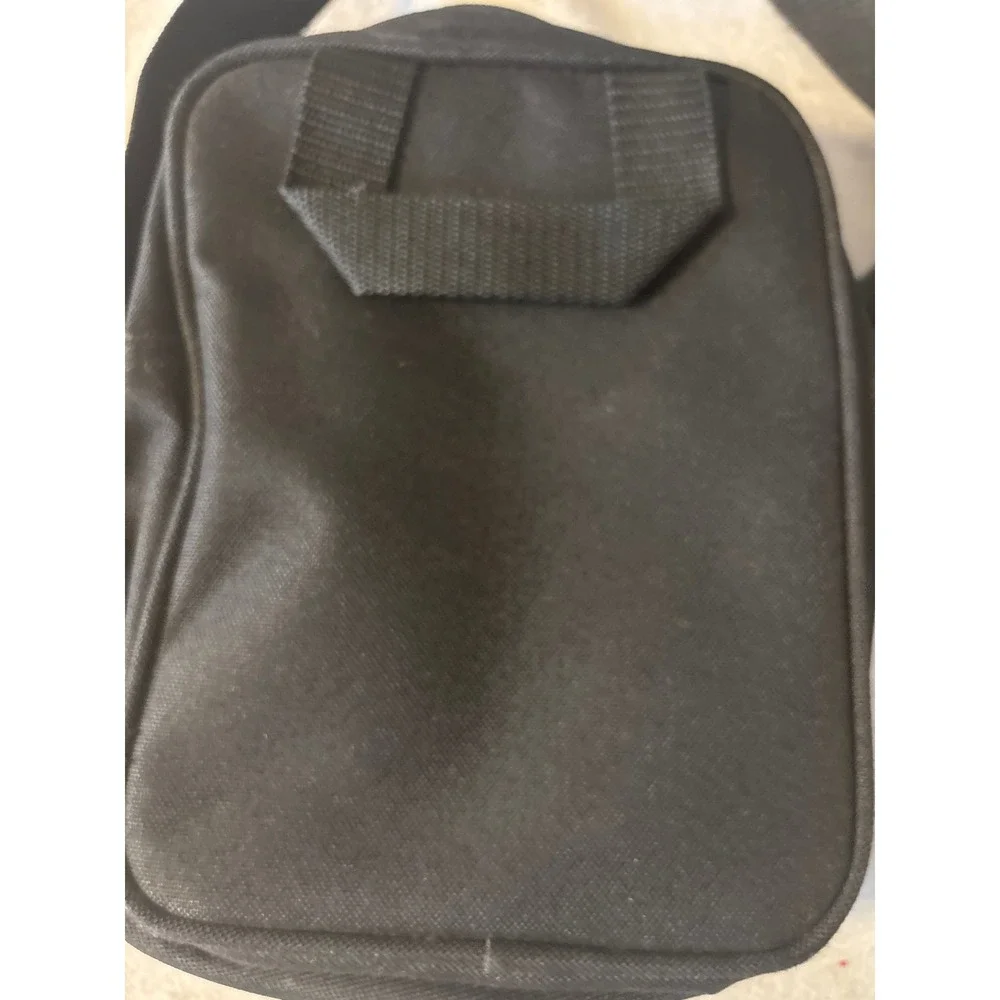 Ricardo Beverly Hills Crossbody Bag Mens Small Black Excellent Utility Travel